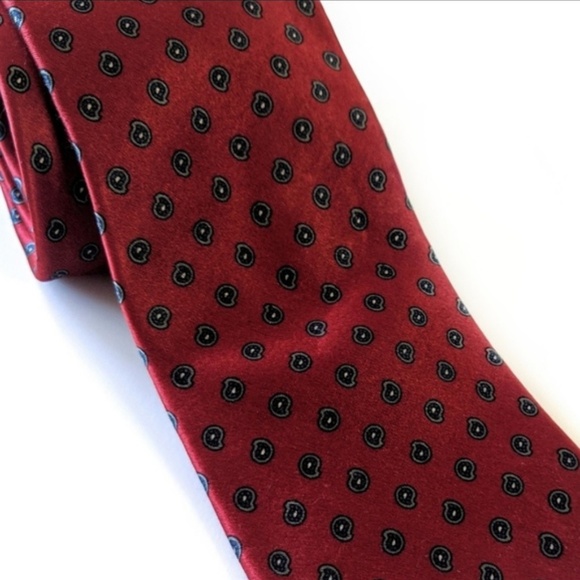 100% Silk Vintage Christian Dior Paisley Tie - Picture 3 of 3